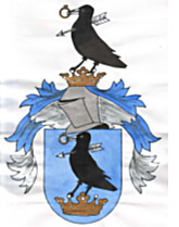 A címer erős rokonságot mutat a Hunyadi család hollós címerével